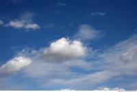 Photo Texture of Blue Clouded Clouds